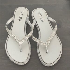 Silver Women's Sandals